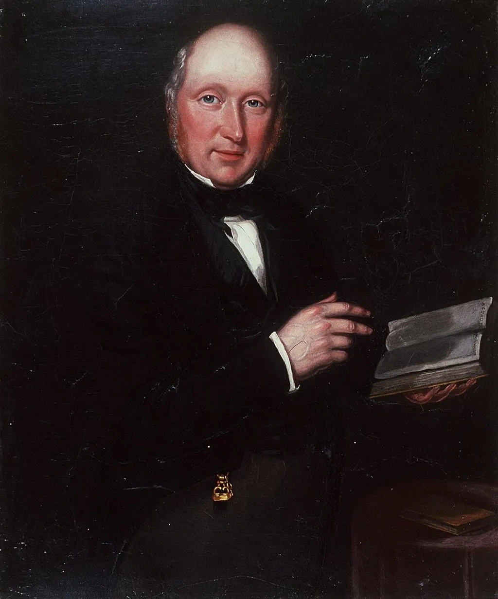 Portrait of an unidentified cleric, by William Roos, oil, 1850