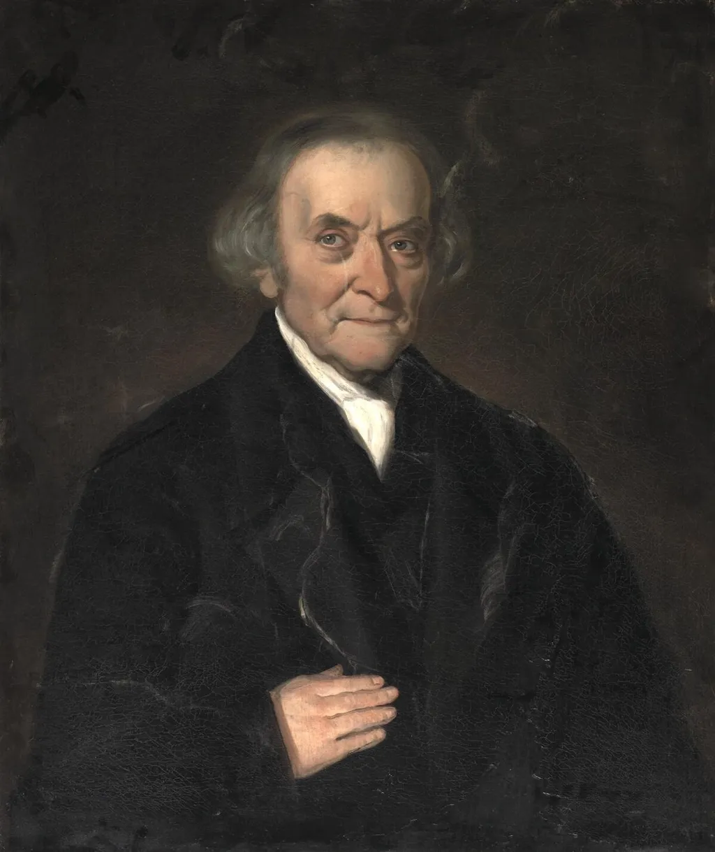 Rev. John Jones,Tremadog, by William Roos, oil, 1850