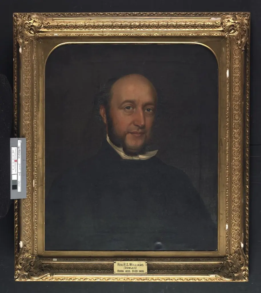 Rev R S Williams (Dowlais), 1833-1900, by William Roos