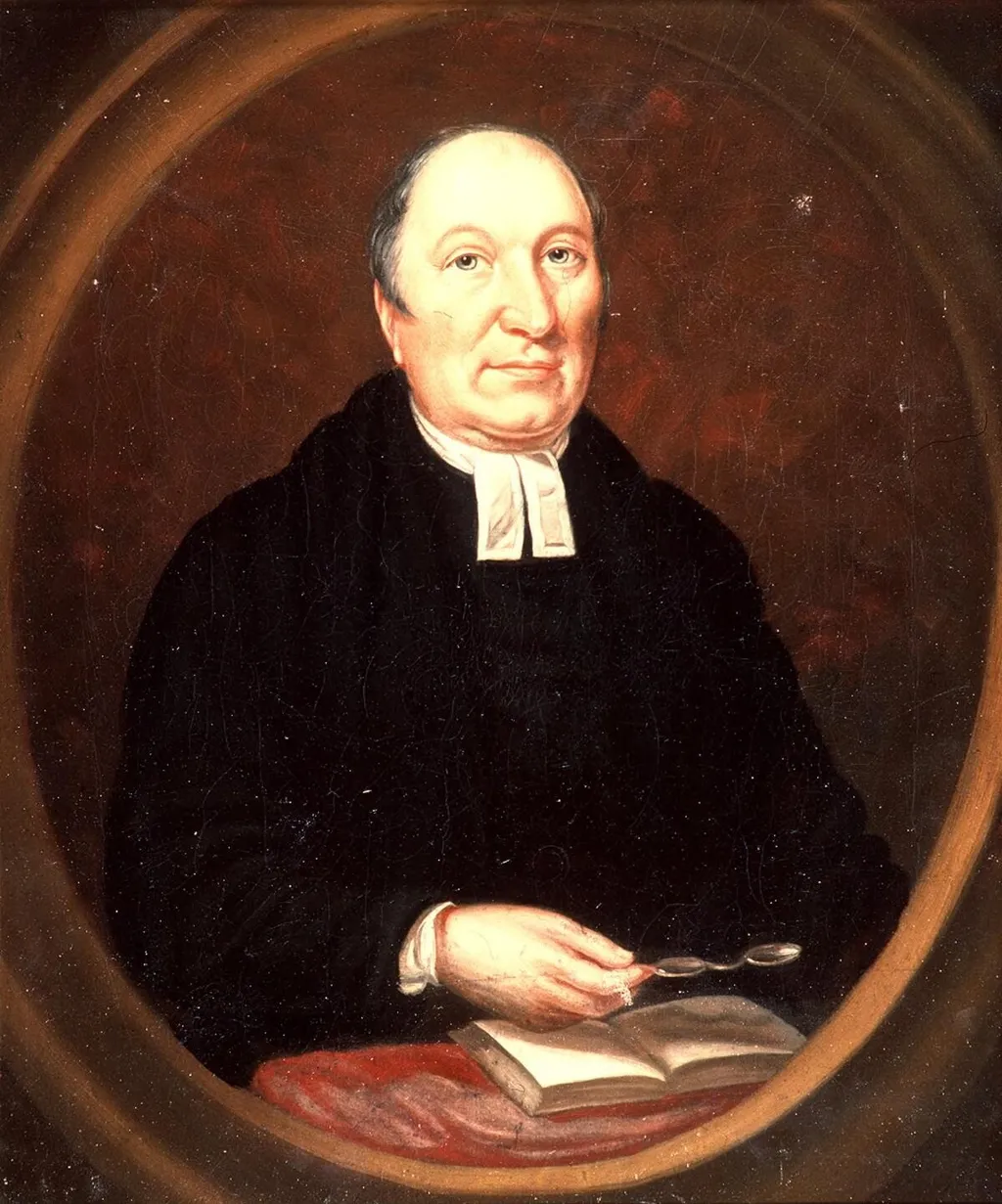 Thomas Charles, Bala, by William Roos, oil, 1840