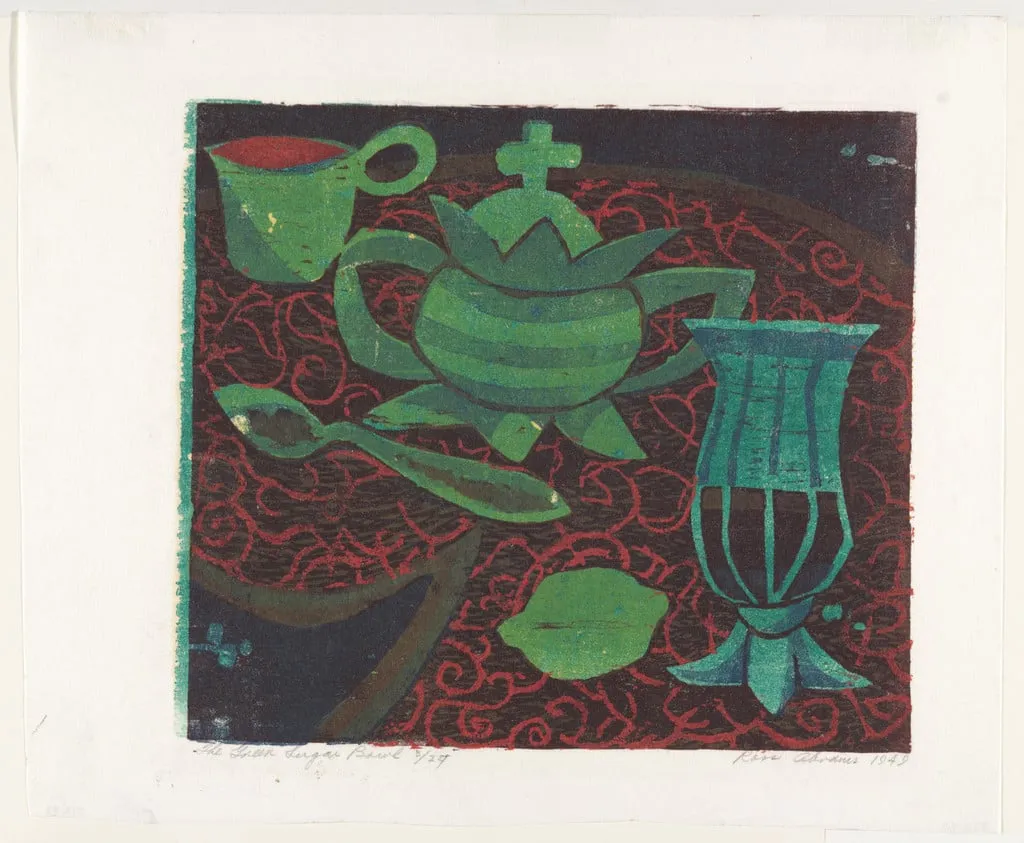 Untitled, by William Ross Abrams, ink, 1949