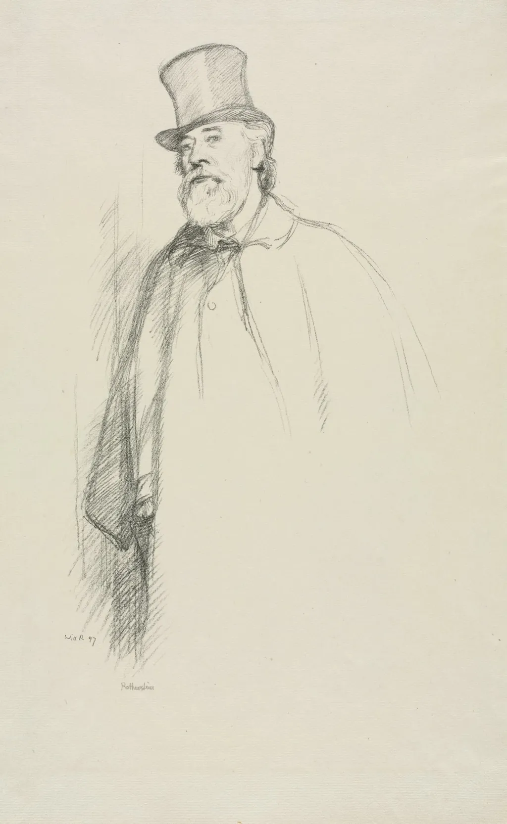 Alphonse Legros, by William Rothenstein, 1897