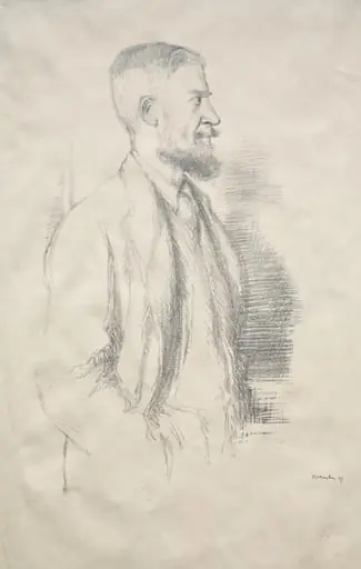 George Bernard Shaw, by William Rothenstein