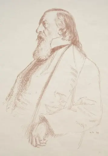 George Milner, by William Rothenstein