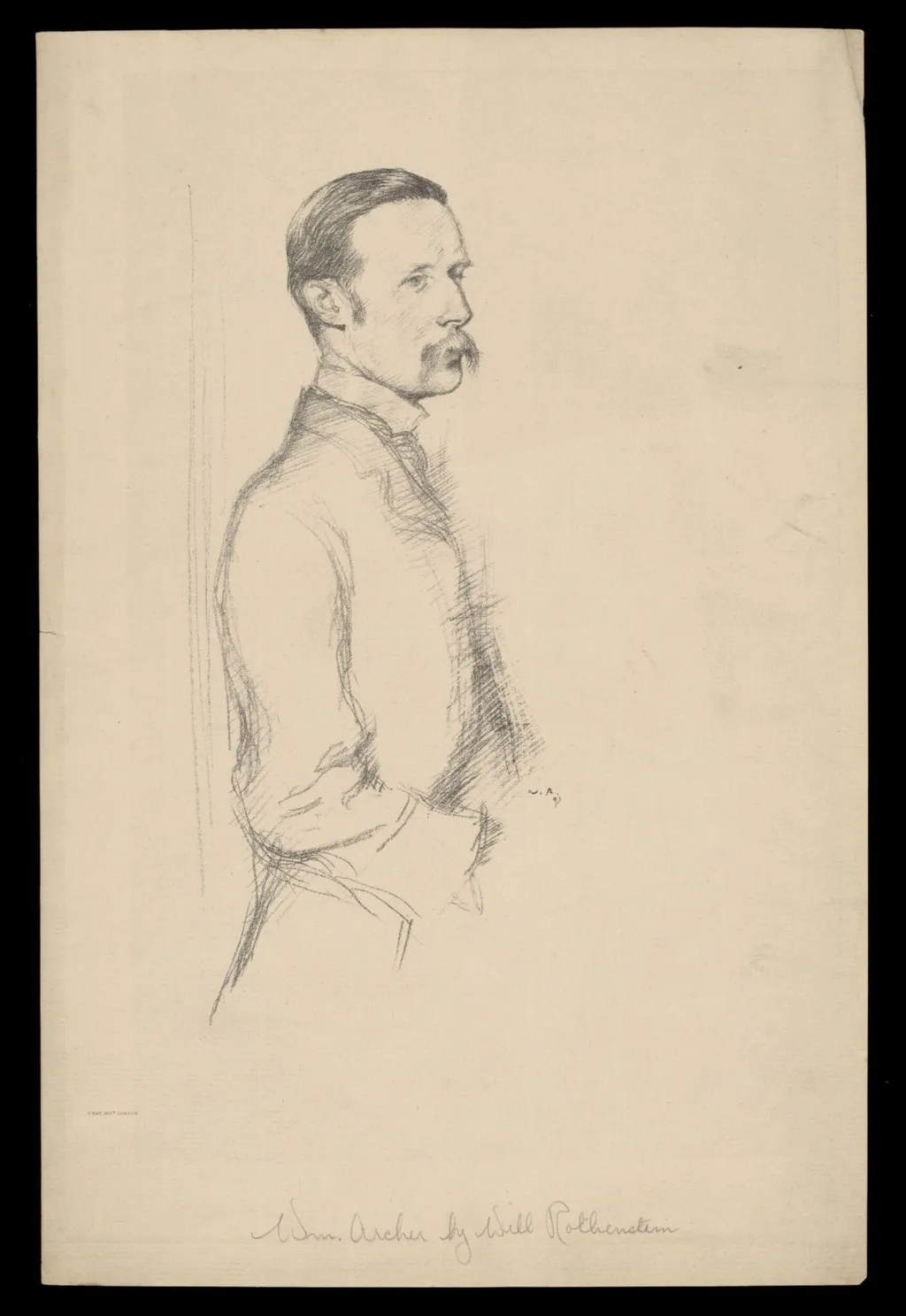 H Beard Print Collection, by William Rothenstein, 1897
