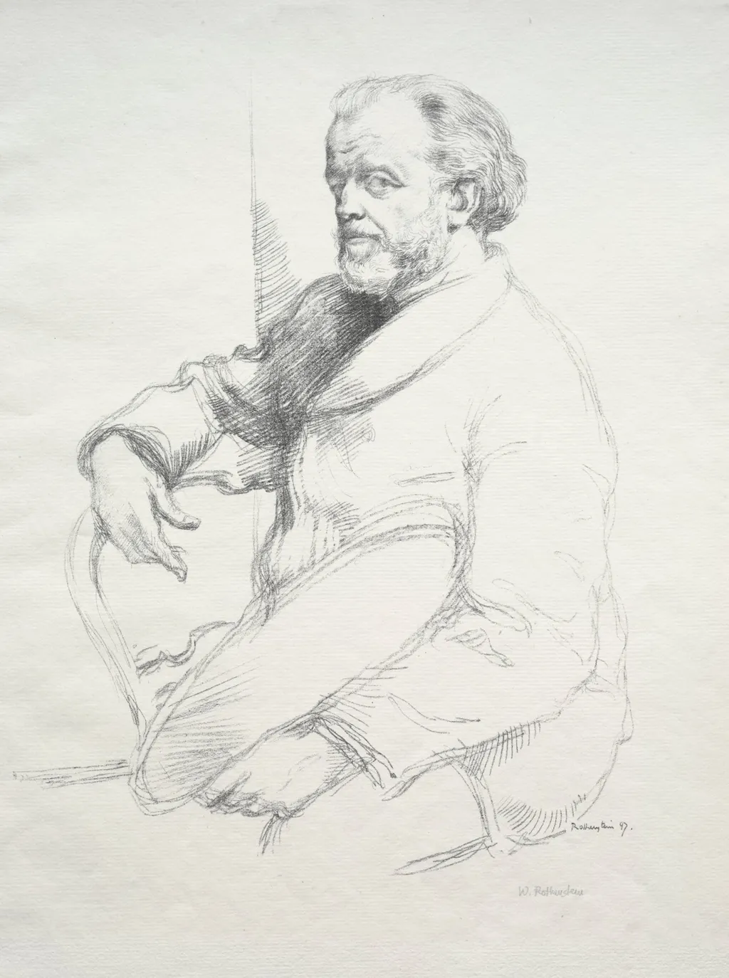 Henri Fantin-Latour, by William Rothenstein, 1897