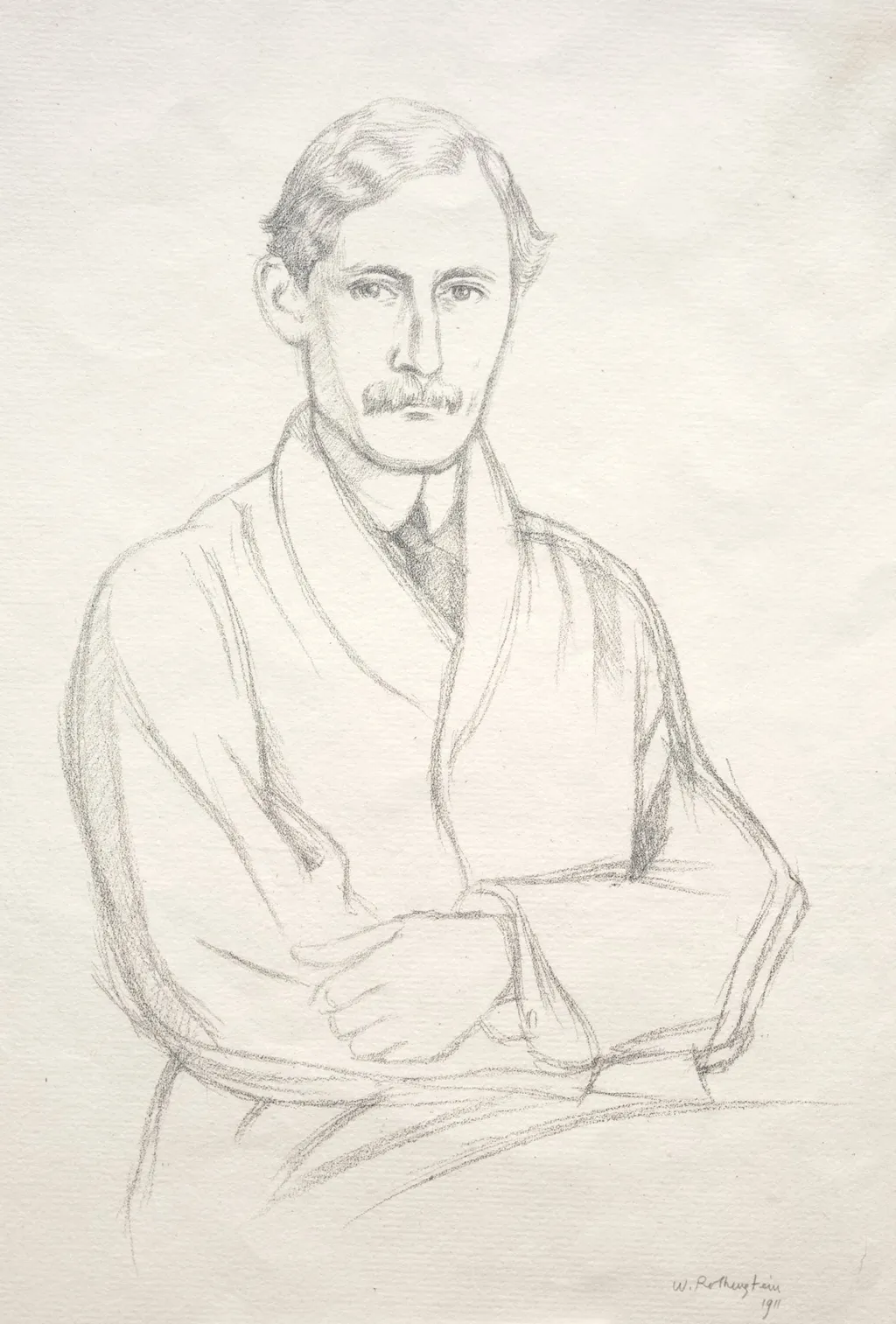 J. E. Spingarn, by William Rothenstein, 1911