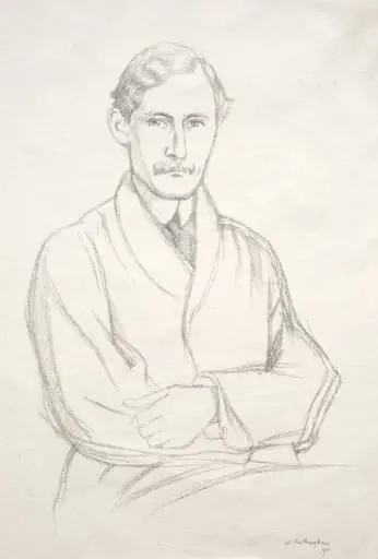 J. E. Spingarn, by William Rothenstein