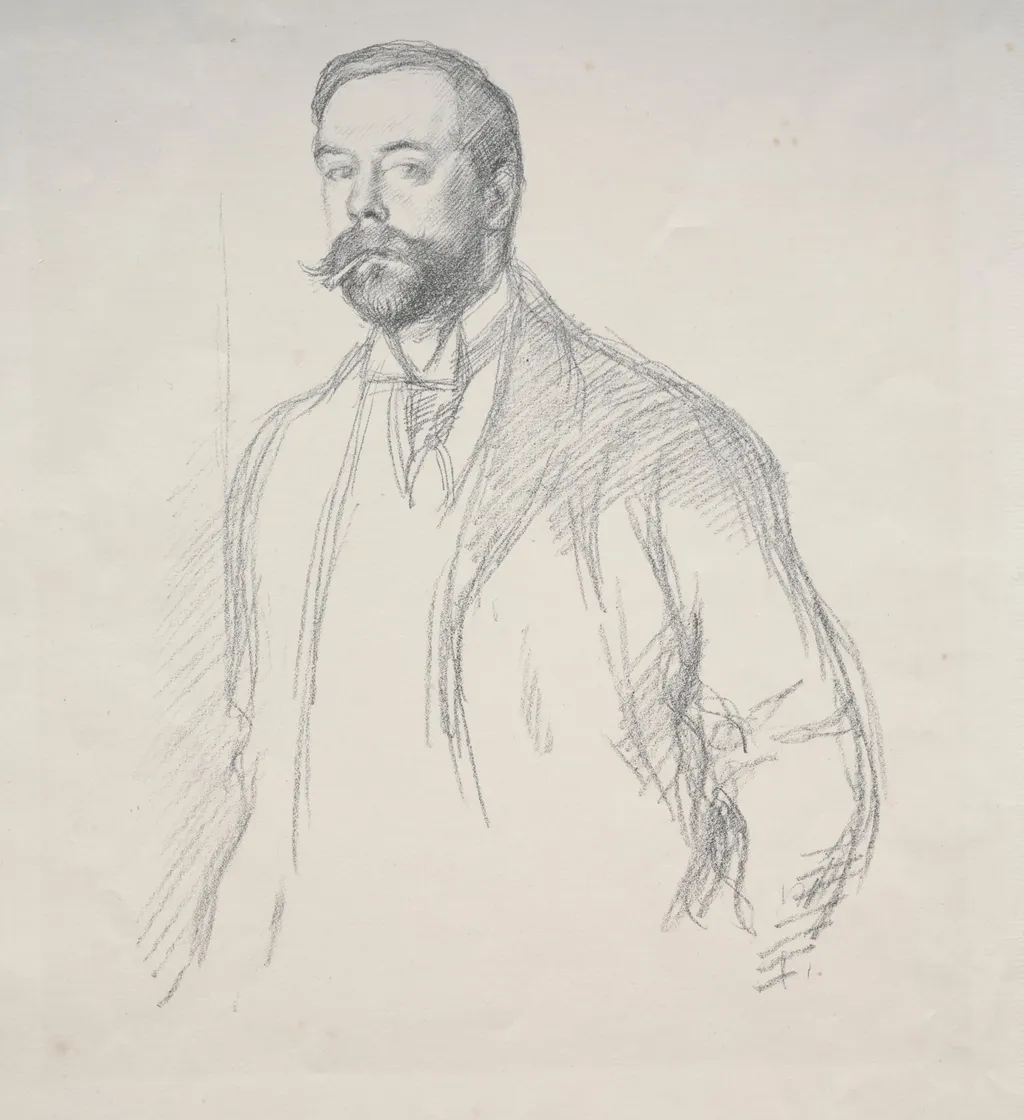John Singer Sargent, by William Rothenstein, 1897