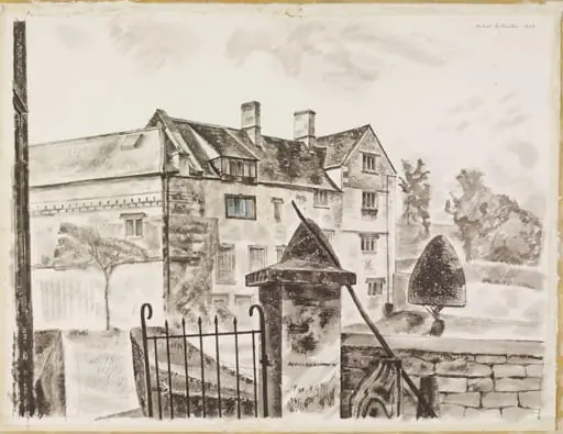 King's Mill House, Painswick, by William Rothenstein