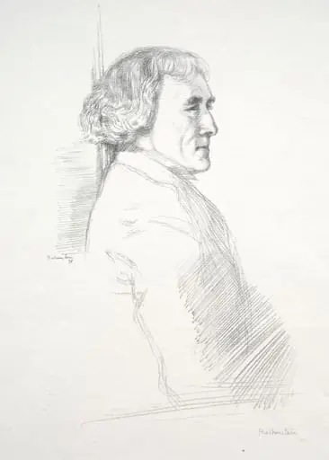 Sir Henry Irving, by William Rothenstein