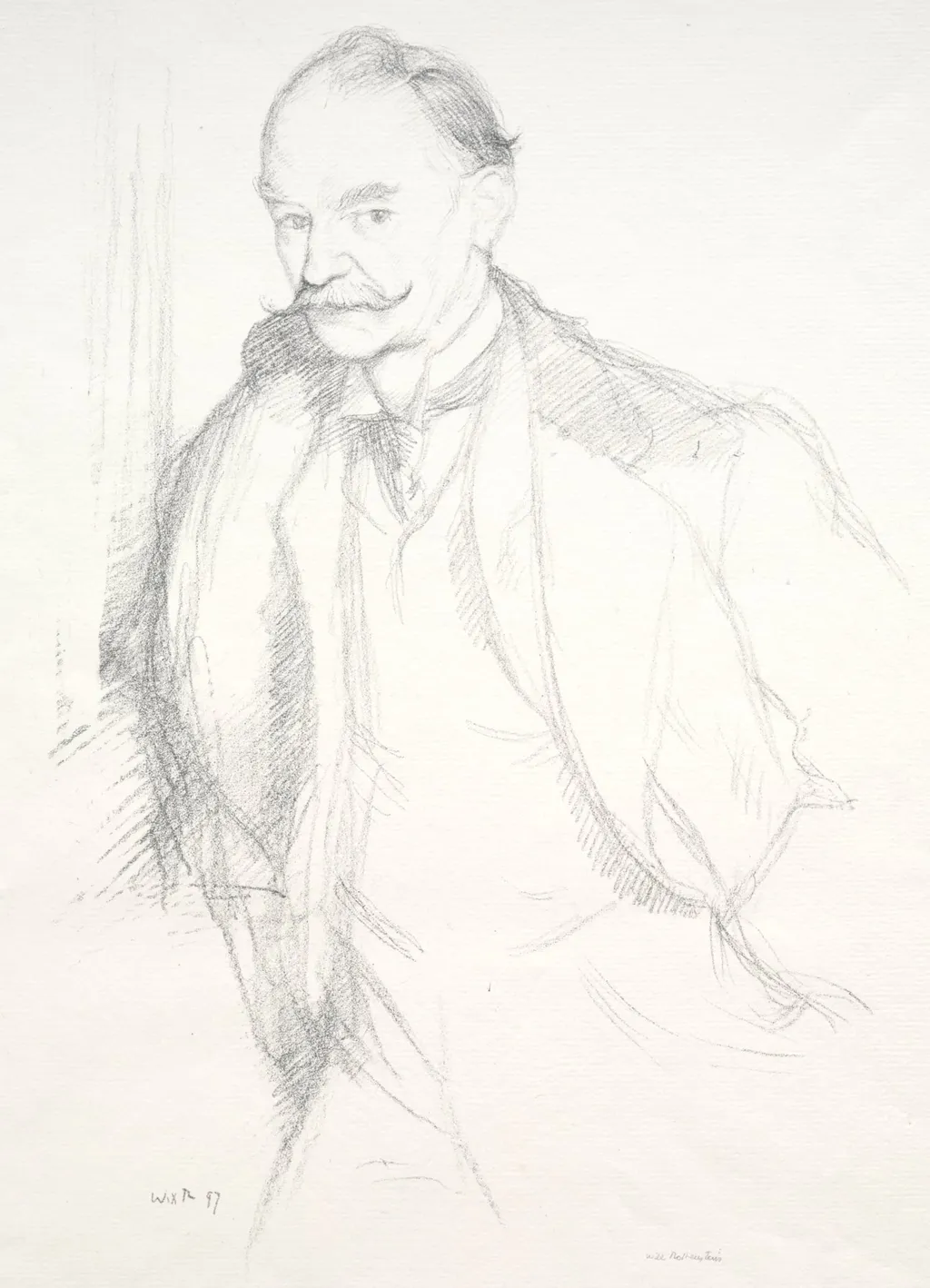 Thomas Hardy, by William Rothenstein, 1897