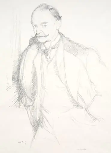 Thomas Hardy, by William Rothenstein