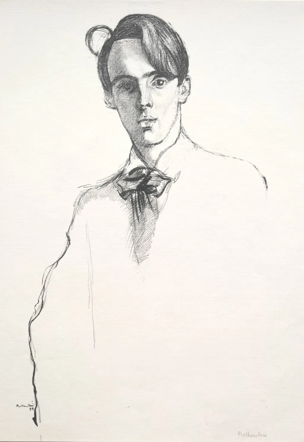 William Butler Yeats, by William Rothenstein, 1898