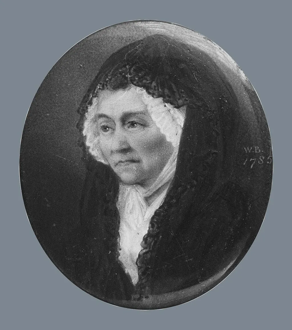 Mary Birch, by William Russell Birch, copper, 1785