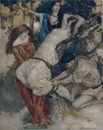 Dame Bragwaine, by William Russell Flint