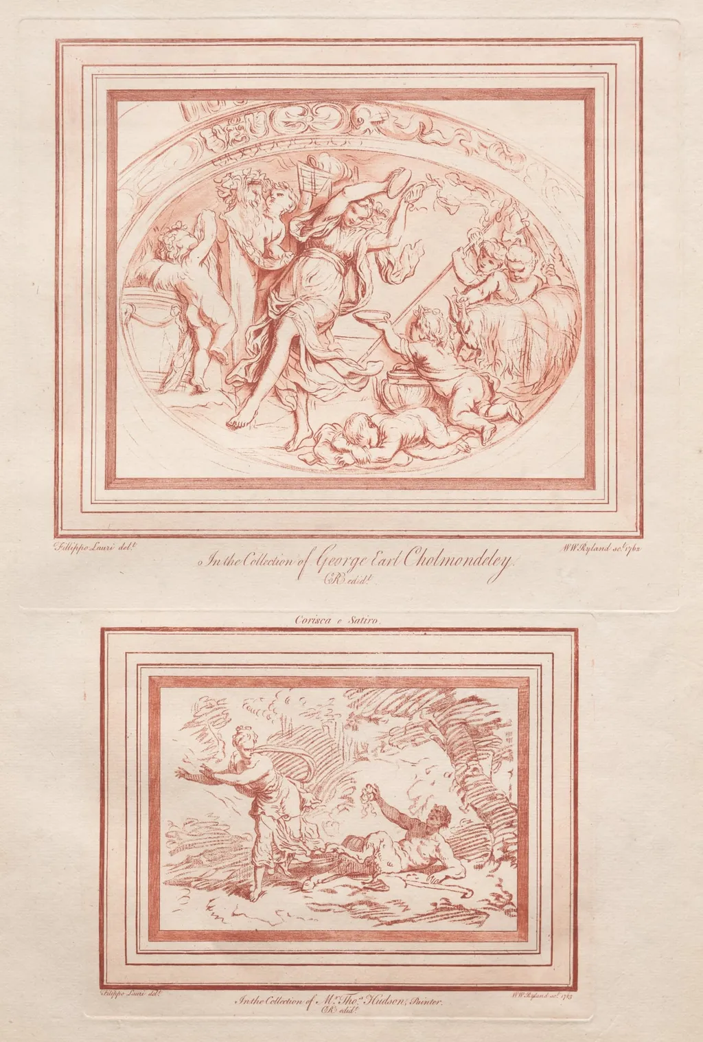 Corsica e Satiro, by William Ryland, 1762
