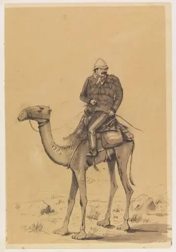 Col. Burnaby, Royal Horse Guards. Gakdul, 1885, by William S. Perry