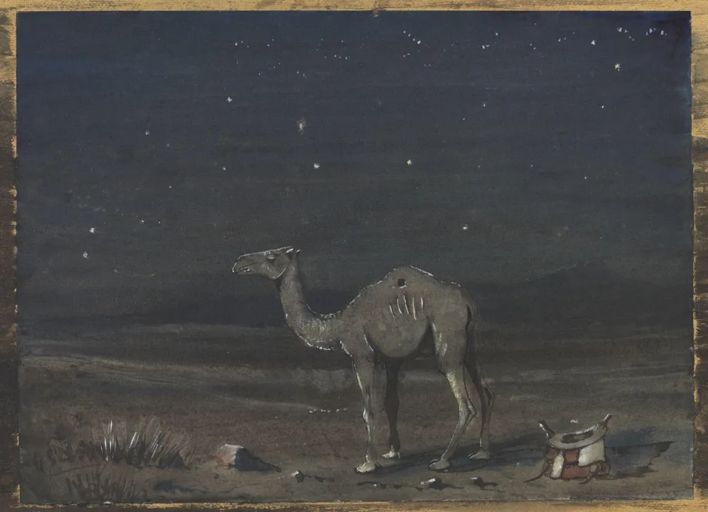 III Deserted, by William S. Perry, watercolor, 1885