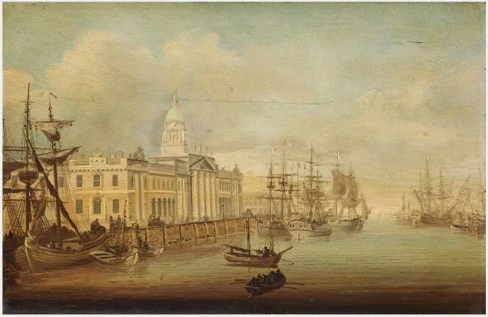 A View of the Custom House, by William Sadler, unspecified, 1820
