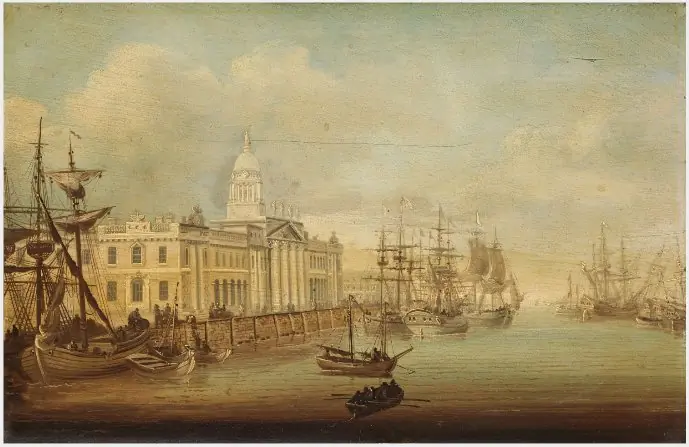 A View of the Custom House, by William Sadler