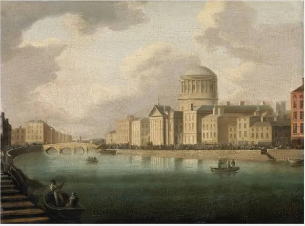 A View of the Four Courts, Dublin, by William Sadler, unspecified, 1820