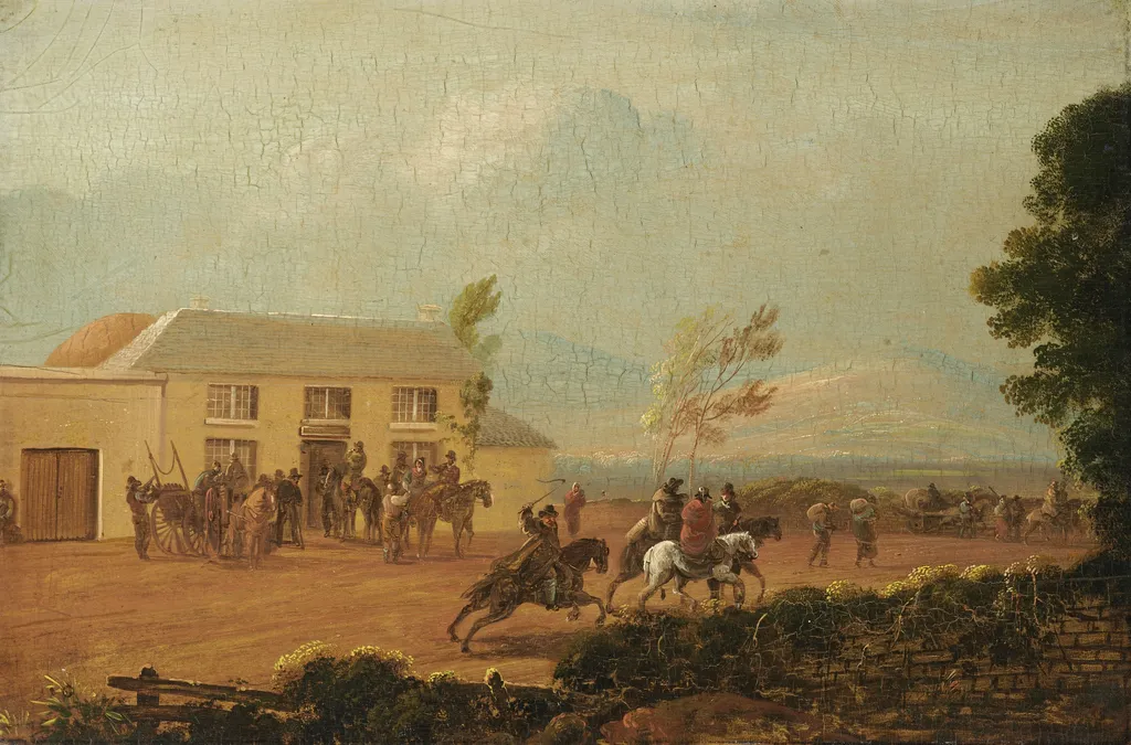 A View of the Inn, Baldoyle, by William Sadler, unspecified, 1820