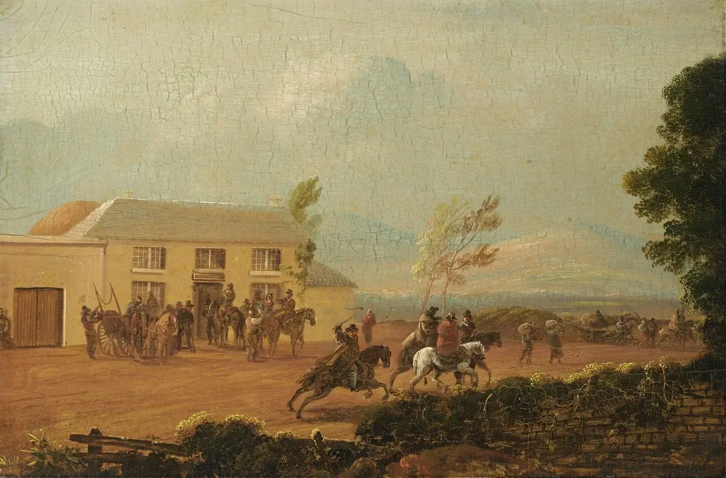 A View of the Inn, Baldoyle, by William Sadler