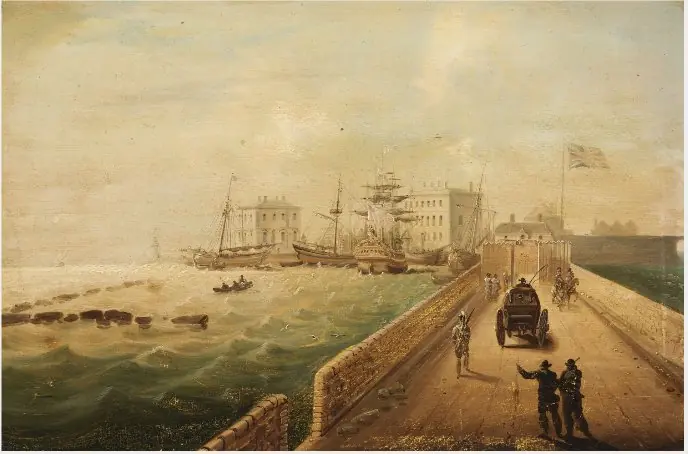 A View of the South Wall and the Pigeon House, by William Sadler