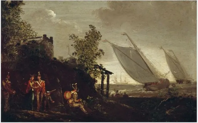 The French in Killala Bay, by William Sadler