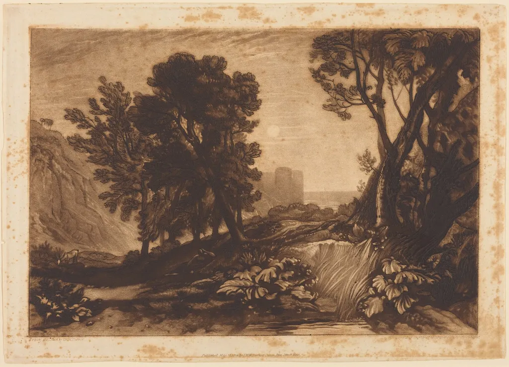 Solitude, by William Say, ink, 1814