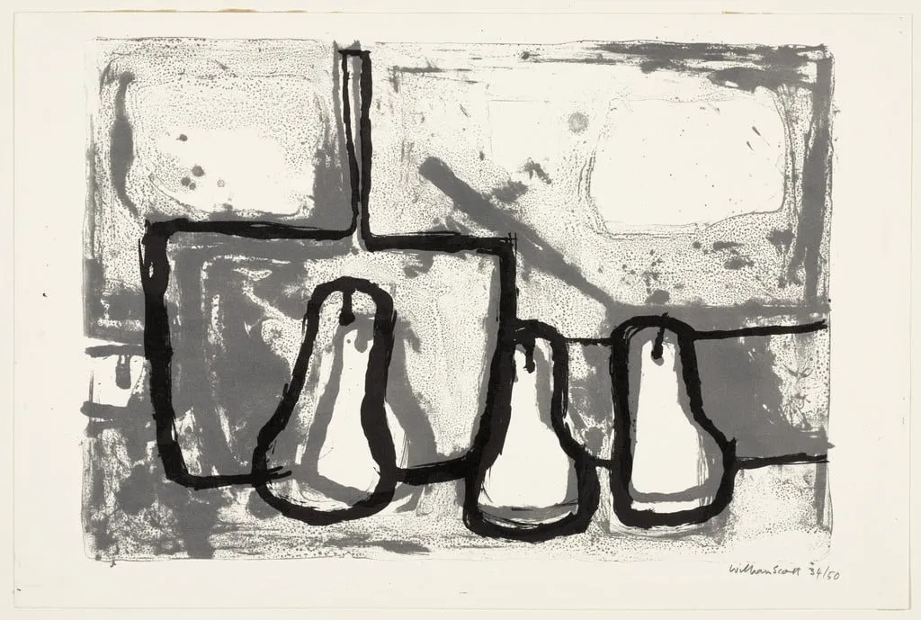 Untitled, by William Scott, ink, 1928