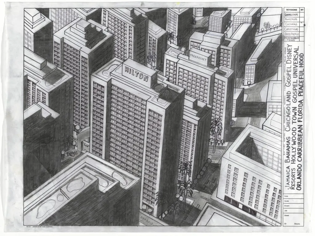 Untitled, by William Scott, graphite