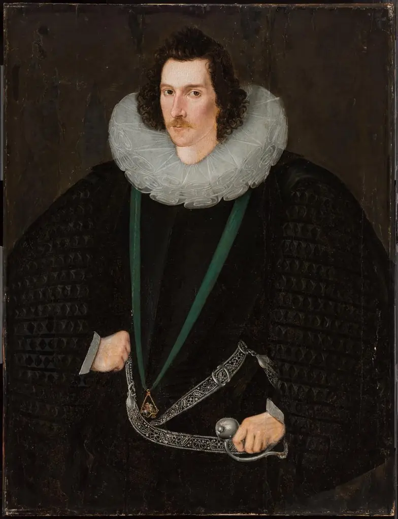 Robert Devereux, 2nd Earl of Essex, as a Knight of the Garter, by William Segar