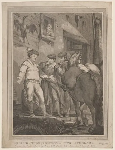 Miller of Trompington and Two Scholars, by William Sharp