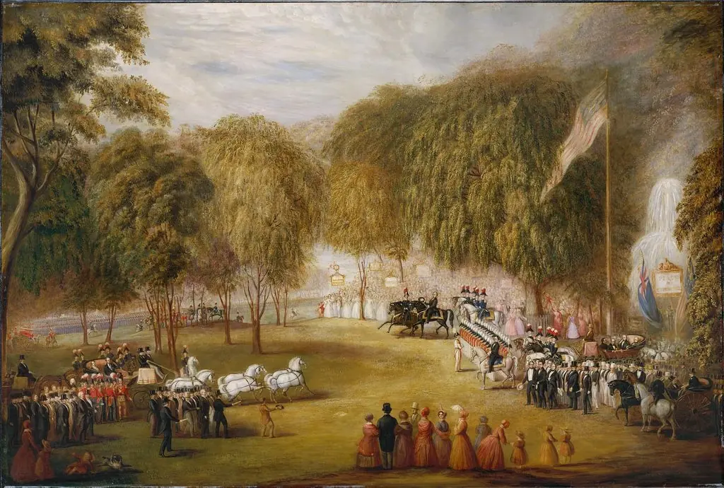 Railroad Jubilee on Boston Common, by William Sharp