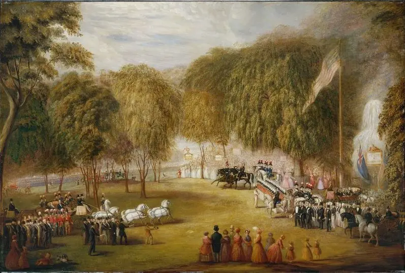 Railroad Jubilee on Boston Common, by William Sharp