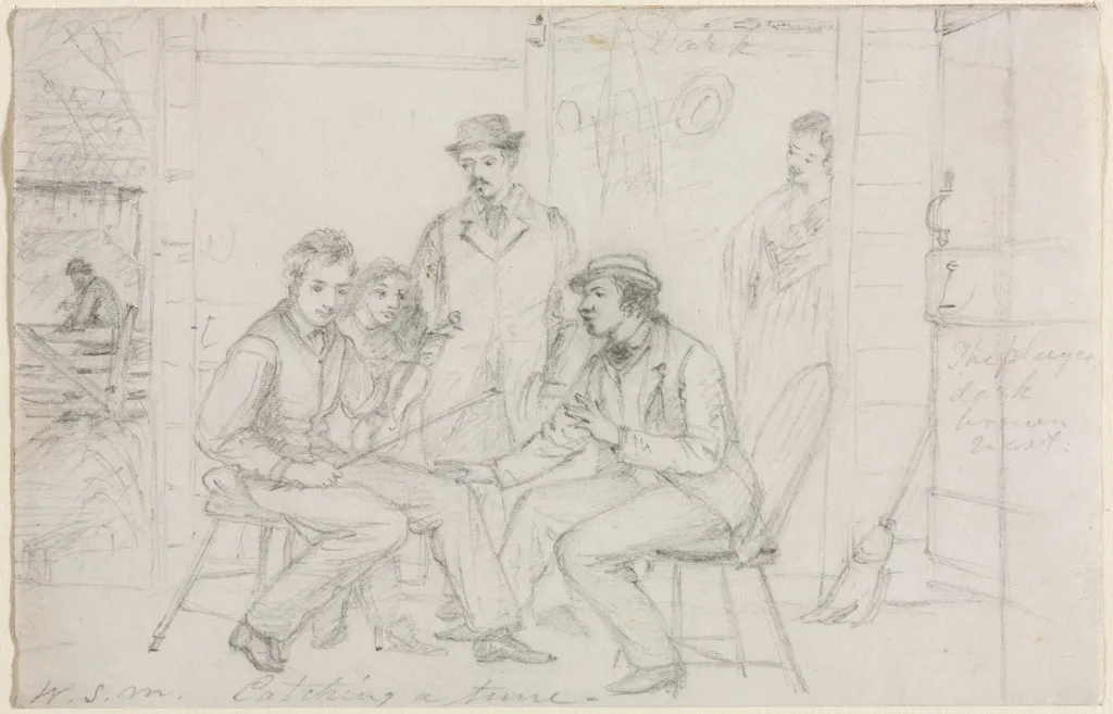 Catching a Tune, by William Sidney Mount, 1867