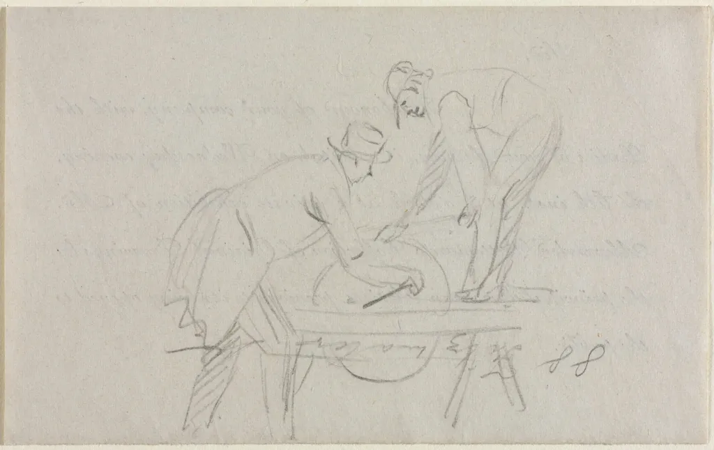 Grinding the Axe, by William Sidney Mount, 1845