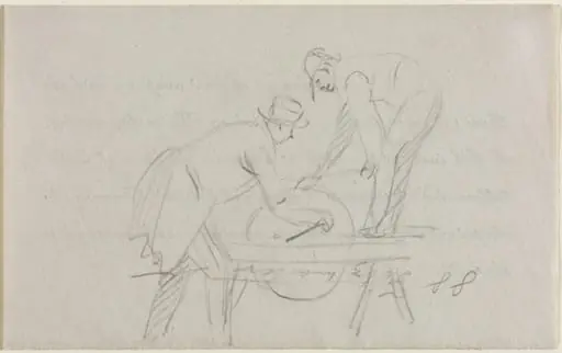 Grinding the Axe, by William Sidney Mount