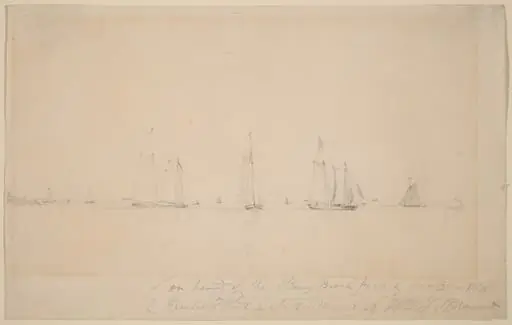 On Board of the Stony Brook Packet, by William Sidney Mount