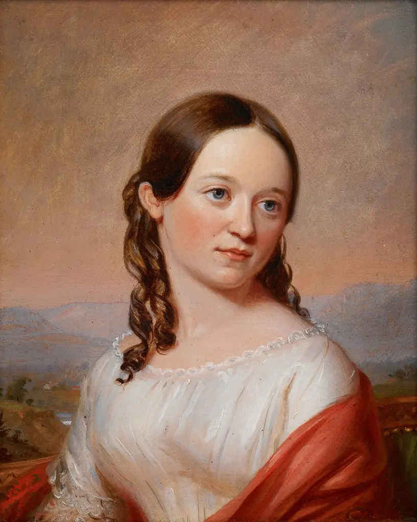 Portrait of Julia Ann Seabury, by William Sidney Mount