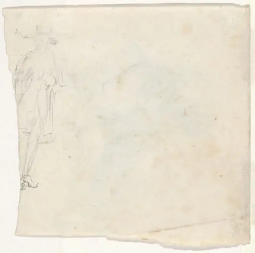 Sketch of a Standing Man [verso], by William Sidney Mount