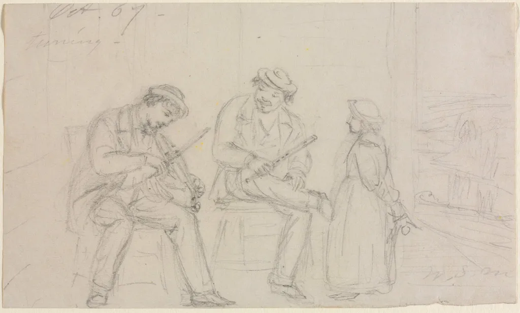 Tuning, by William Sidney Mount, 1867