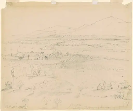 Valley with River and Mountains, by William Sidney Mount