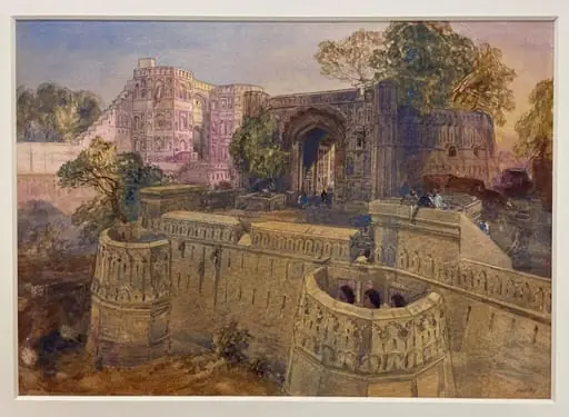 Taxali Darwaza, Lahore, by William Simpson