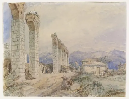 The Aqueduct - Ephesus, by William Simpson