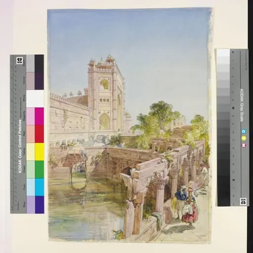 The Buland Darwaza, Fatehpur Sikri, by William Simpson