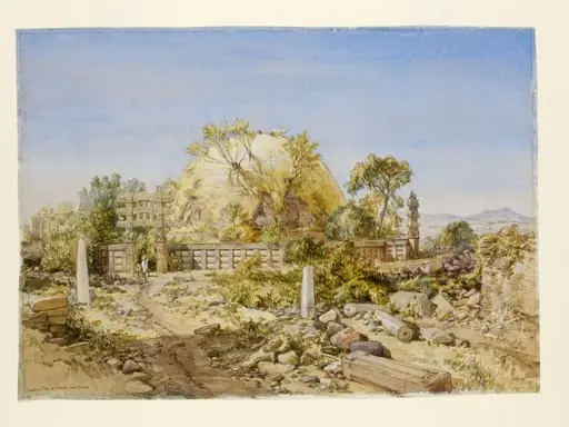 The Sanchi tope, by William Simpson