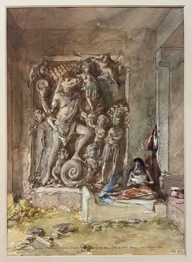 Varaha or Boar avatar of Vishnu, by William Simpson